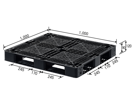 HO4 100*100E [규격 : 1000*1000*120mm, 중량 8.05kg]